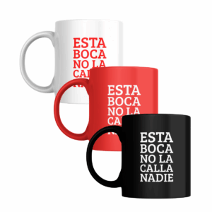 7 Taza "Esta Boca no la calla nadie" - v2