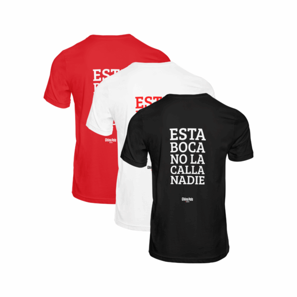 Polo hombre "Esta boca no la Calla Nadie"