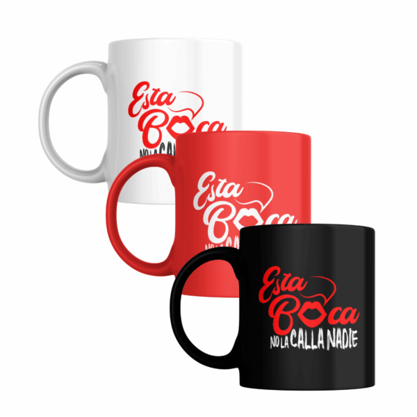 Taza "Esta Boca no la calla nadie"